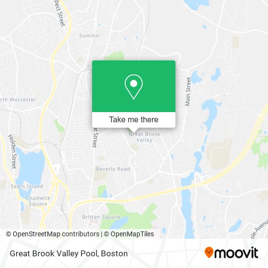 Great Brook Valley Pool map