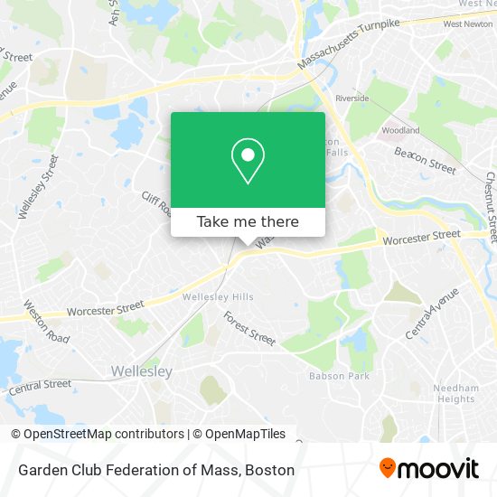 Garden Club Federation of Mass map