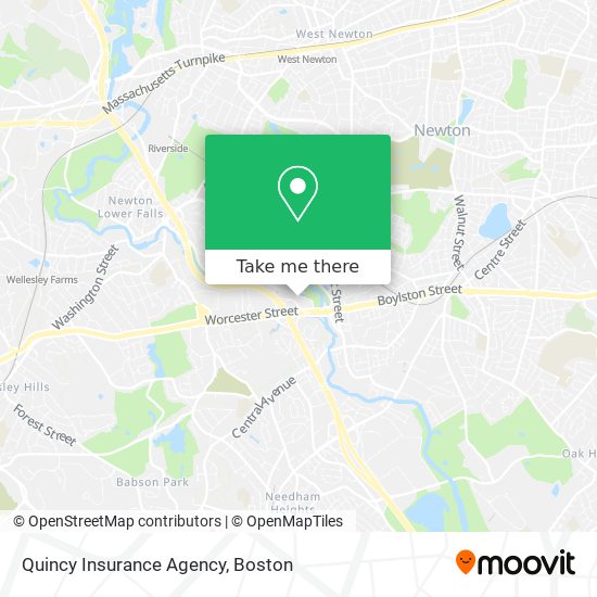 Mapa de Quincy Insurance Agency