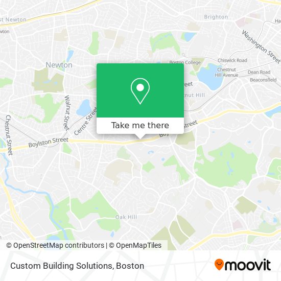 Custom Building Solutions map