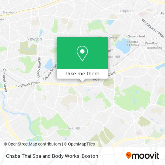 Mapa de Chaba Thai Spa and Body Works