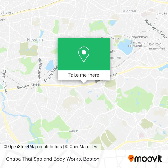 Chaba Thai Spa and Body Works map