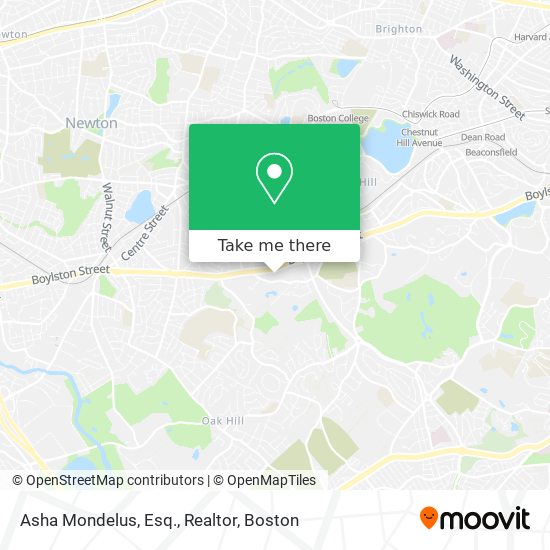 Asha Mondelus, Esq., Realtor map