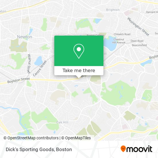 Mapa de Dick's Sporting Goods