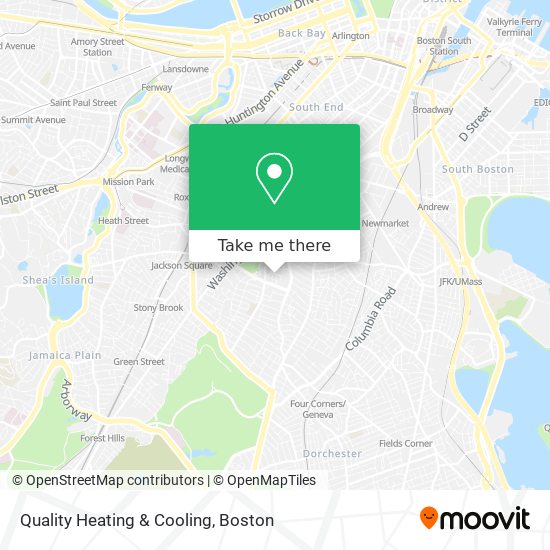 Quality Heating & Cooling map