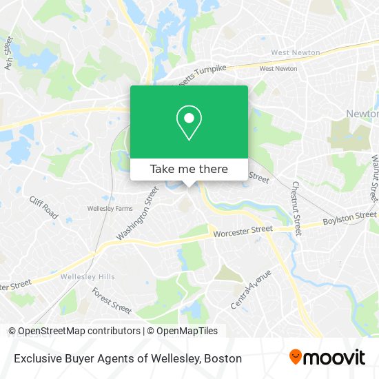 Exclusive Buyer Agents of Wellesley map