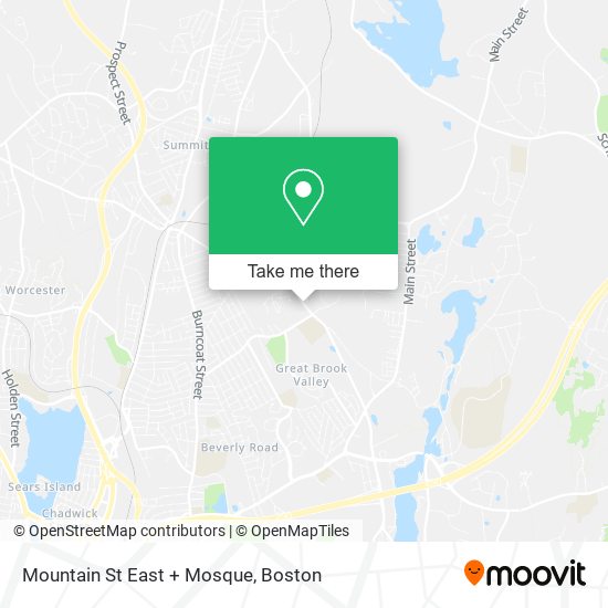 Mapa de Mountain St East + Mosque