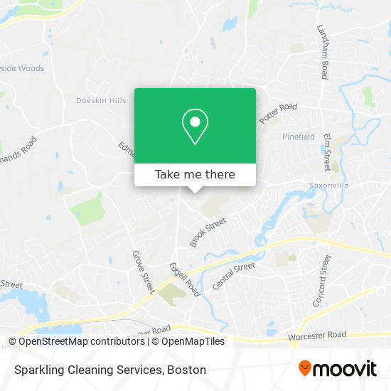 Sparkling Cleaning Services map