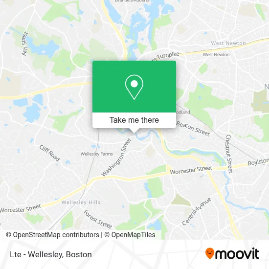 Lte - Wellesley map