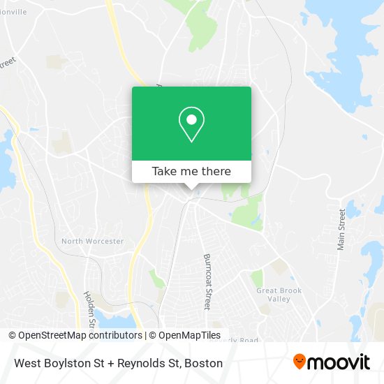 Mapa de West Boylston St + Reynolds St