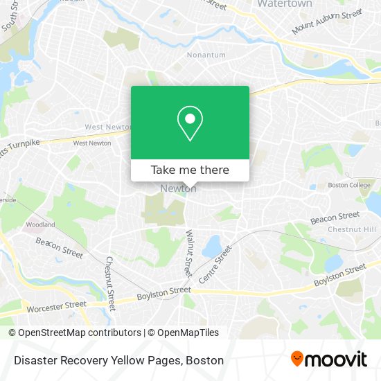Mapa de Disaster Recovery Yellow Pages