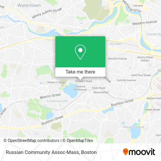Russian Community Assoc-Mass map