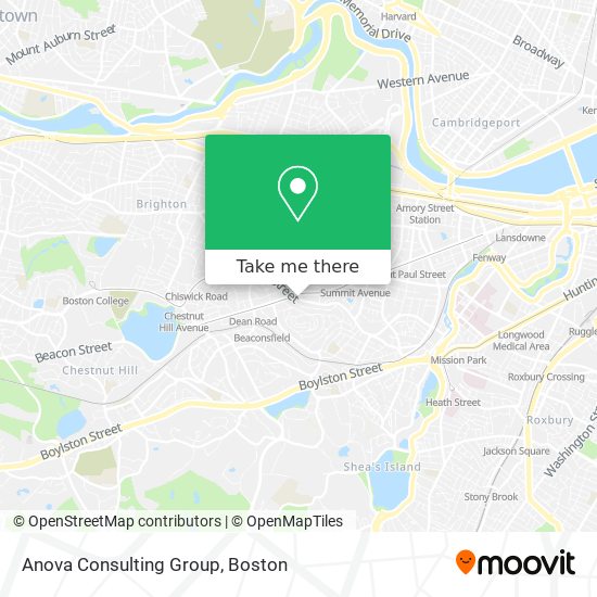 Anova Consulting Group map