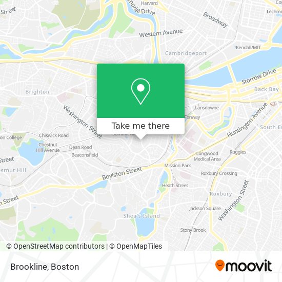 Brookline map