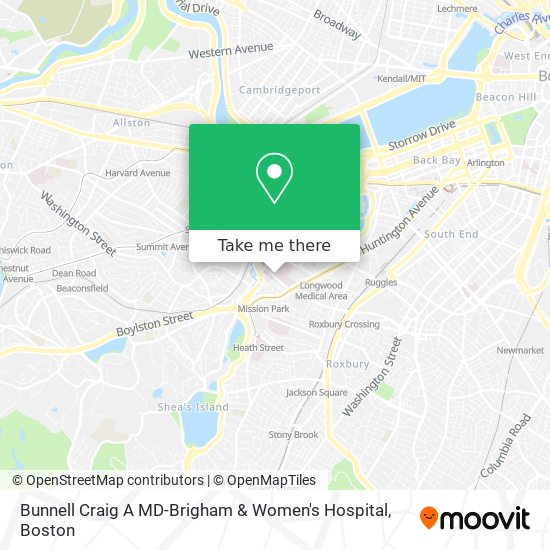 Bunnell Craig A MD-Brigham & Women's Hospital map