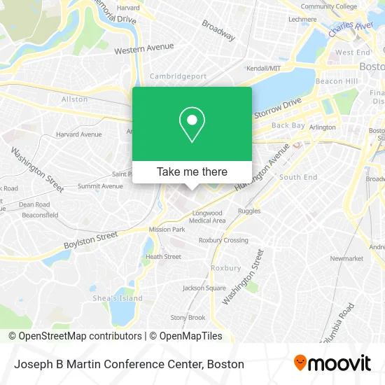 Joseph B Martin Conference Center map