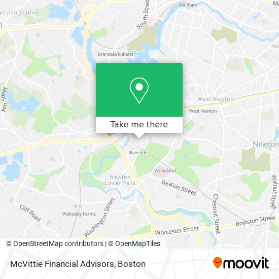 McVittie Financial Advisors map
