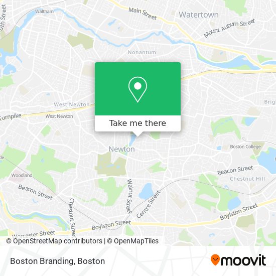 Mapa de Boston Branding