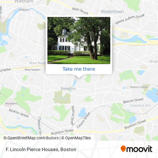 Mapa de F. Lincoln Pierce Houses