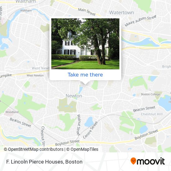 F. Lincoln Pierce Houses map