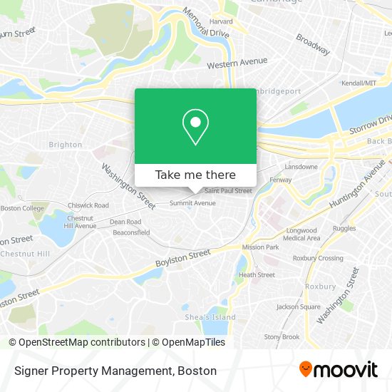 Signer Property Management map