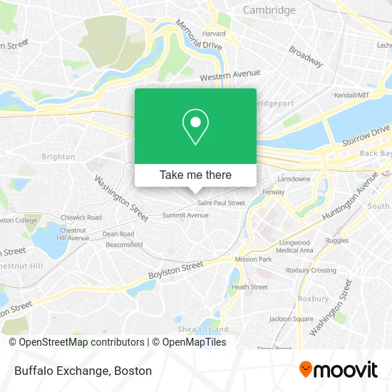 Buffalo Exchange map