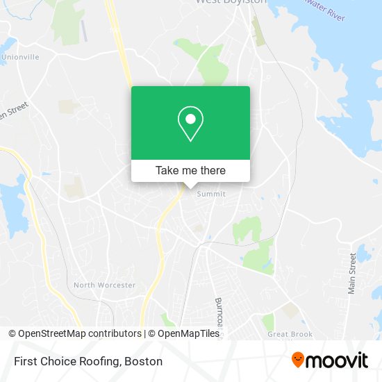 Mapa de First Choice Roofing