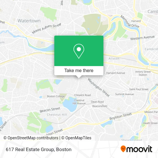 617 Real Estate Group map