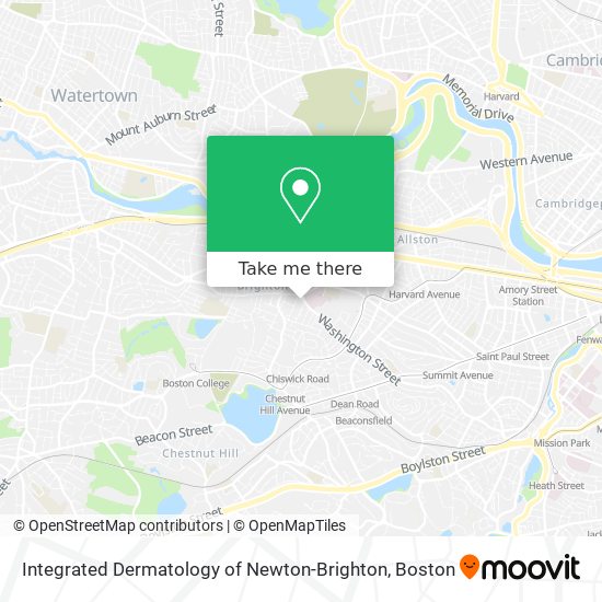 Integrated Dermatology of Newton-Brighton map