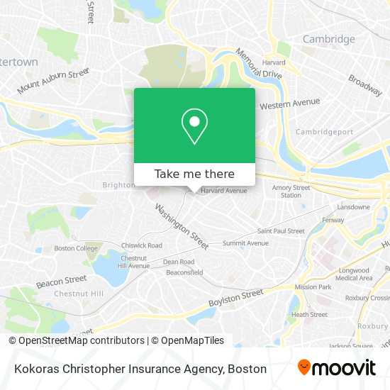 Mapa de Kokoras Christopher Insurance Agency