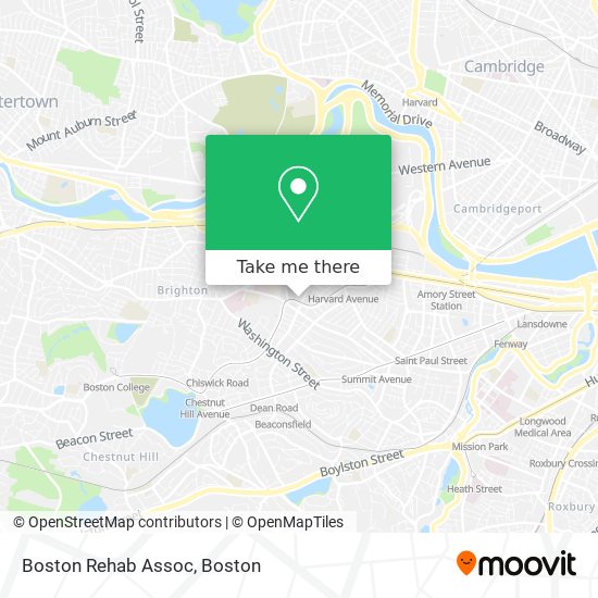 Boston Rehab Assoc map