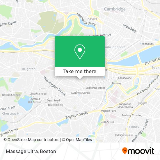 Massage Ultra map