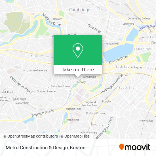Metro Construction & Design map