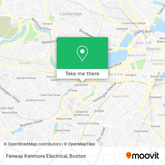 Fenway Kenmore Electrical map