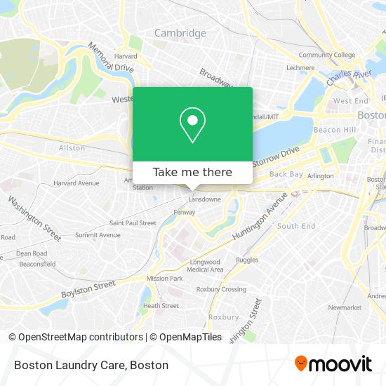 Boston Laundry Care map