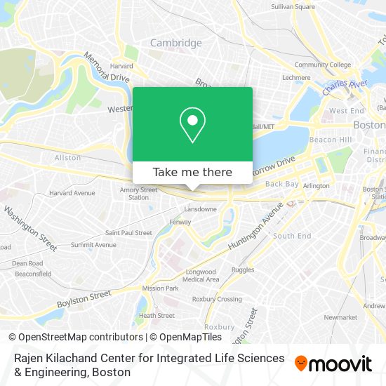 Rajen Kilachand Center for Integrated Life Sciences & Engineering map