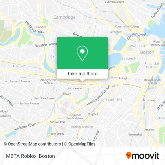 MBTA Roblox map