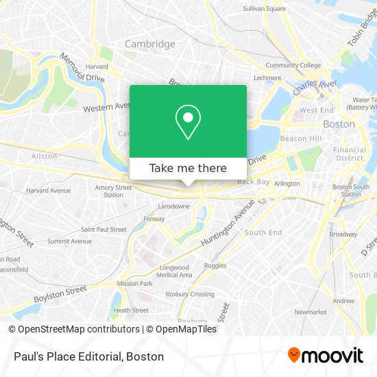 Mapa de Paul's Place Editorial