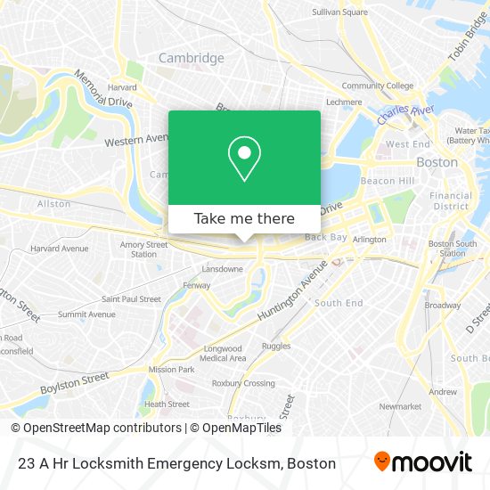 Mapa de 23 A Hr Locksmith Emergency Locksm