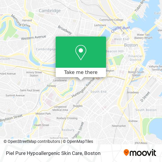 Piel Pure Hypoallergenic Skin Care map