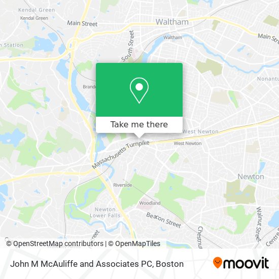 John M McAuliffe and Associates PC map