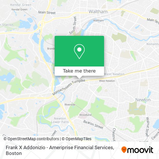 Frank X Addonizio - Ameriprise Financial Services map