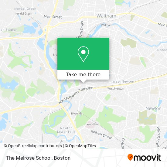 Mapa de The Melrose School