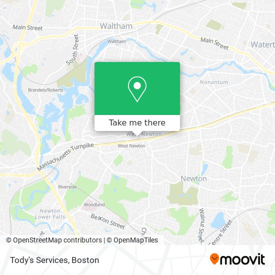 Tody's Services map