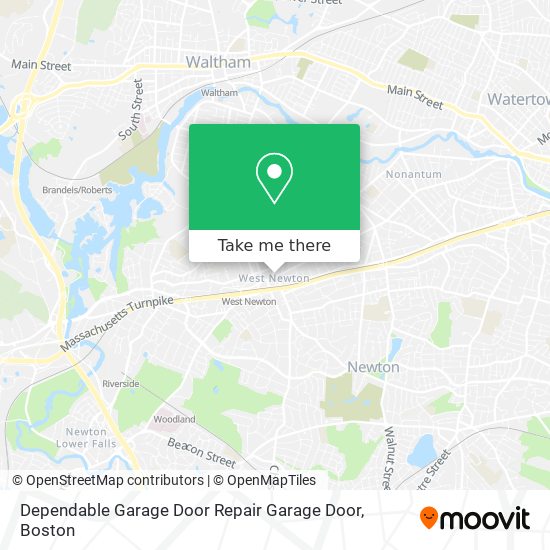 Mapa de Dependable Garage Door Repair Garage Door