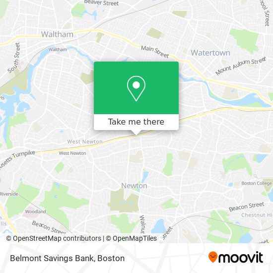 Mapa de Belmont Savings Bank