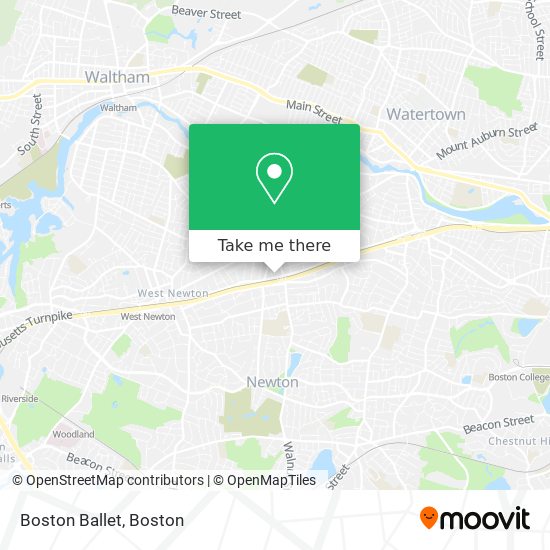 Boston Ballet map