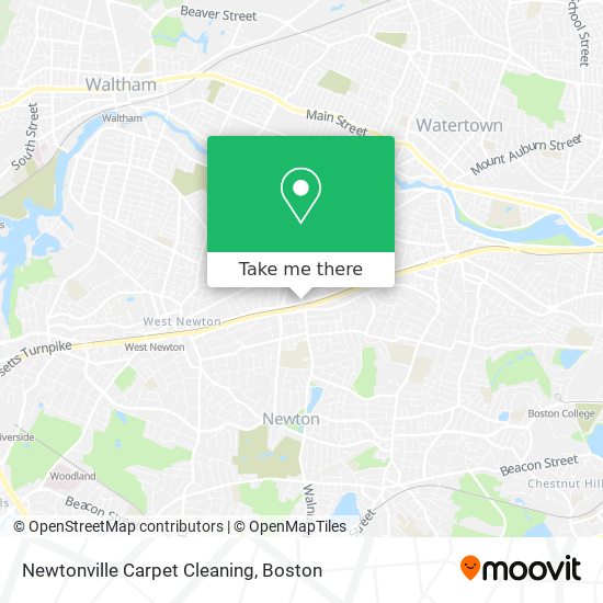 Newtonville Carpet Cleaning map
