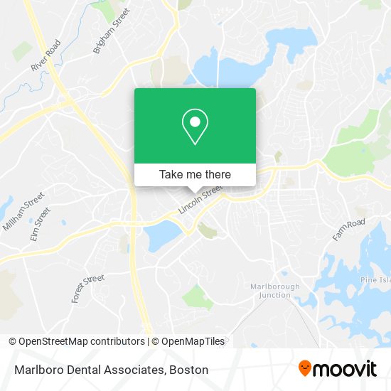 Mapa de Marlboro Dental Associates