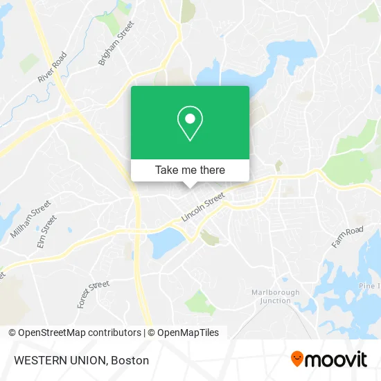 WESTERN UNION map
